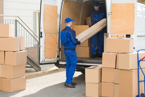 Removal van supporting a residential move in Shirley
