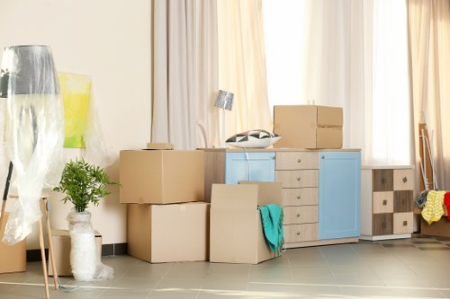 Man and van removals service helping with a local move in Shirley