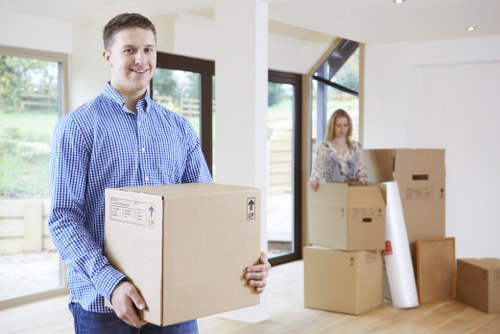 Commercial packing and office relocation support in Shirley
