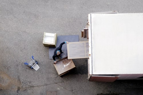 Local commercial move in Shirley with labelled office boxes
