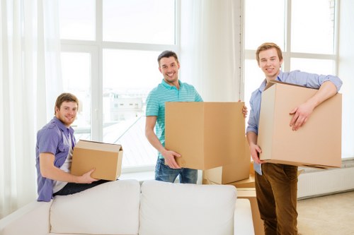 Man and van service handling a flat or office move in Shirley