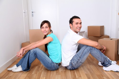 Furniture being loaded for a house move in Shirley