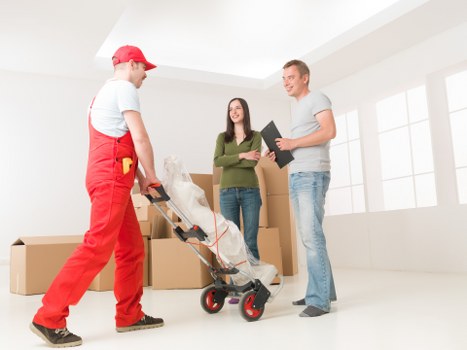 Shirley van service handling a small flat or house relocation