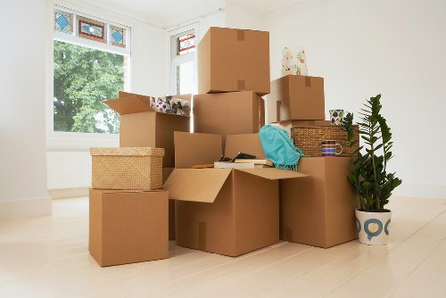 Home moving team handling stairs and furniture access in Shirley