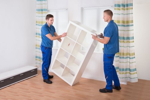 Loading furniture and boxes for a Shirley removal job