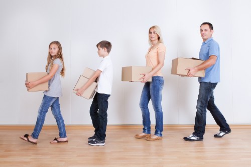 Final service terms page for a van moving company