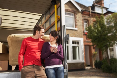 Local removals van ready for a house or flat move in Shirley