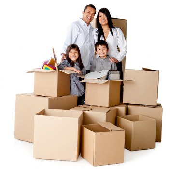 Local moving van ready for a Shirley house or flat removal